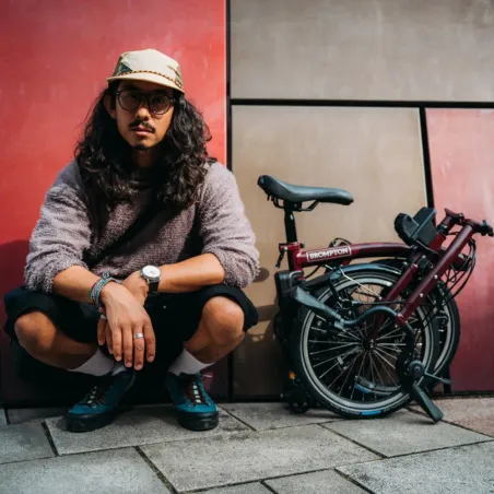 Brompton C-Line Electric (E-Motiq) 4 Vitesses - Matt Black