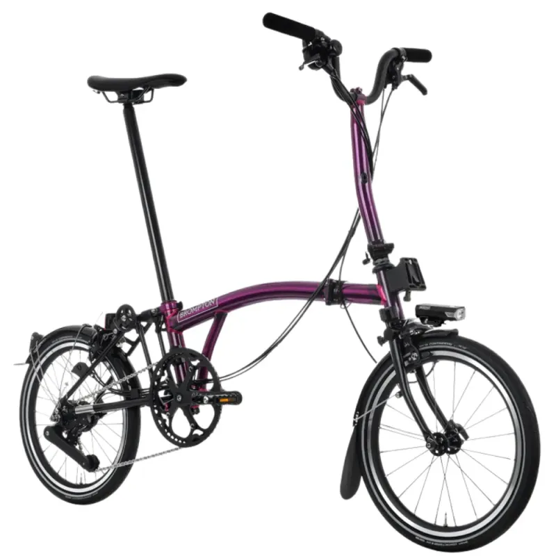 Vélo pliant P-Line - Brompton. Triangle et fourche en titane Vélo pliant P-Line - Brompton. Triangle et fourche en titane
