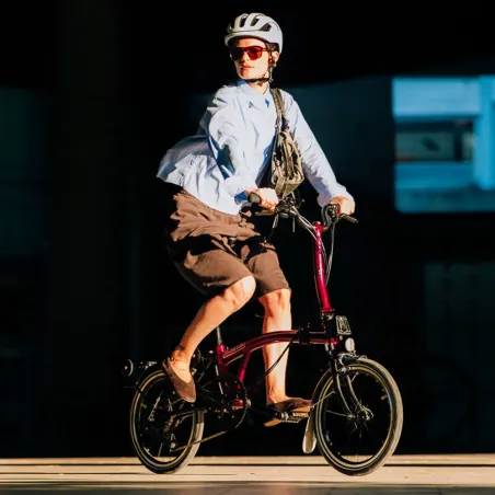 Vélo pliant P-Line - Brompton. Triangle et fourche en titane