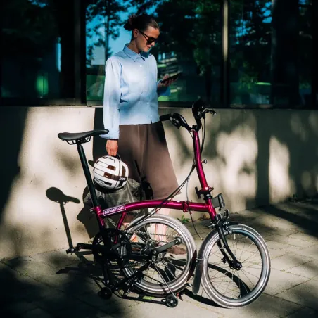 Vélo pliant P-Line - Brompton. Triangle et fourche en titane