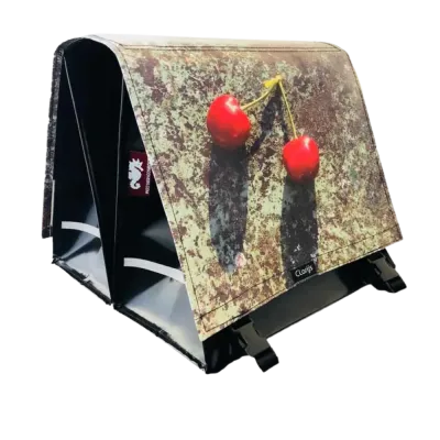 Sacoche vélo double Cerise Clarijs