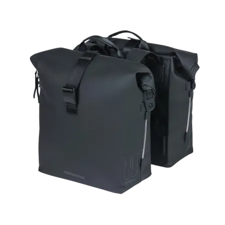 Sacoche vélo Soho Nordlicht  41L (x2 LED) - Basil