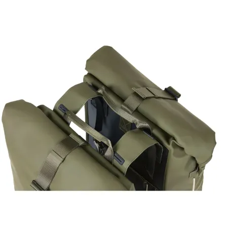 Sacoche vélo Soho Nordlicht  41L (x2 LED) - Basil