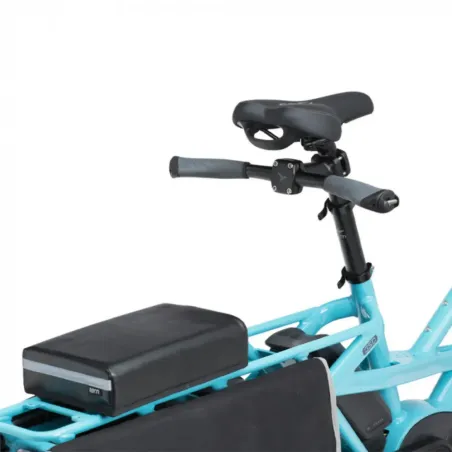 Le Sidekick Bar est un guidon servant de repose main qui vient se fixer à la tige de selle.