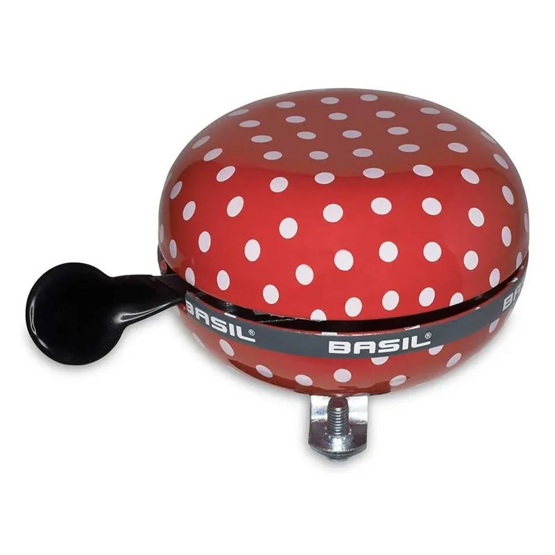 Sonnette vélo Basil Rosa à pois Sonnette vélo Basil Rosa à pois