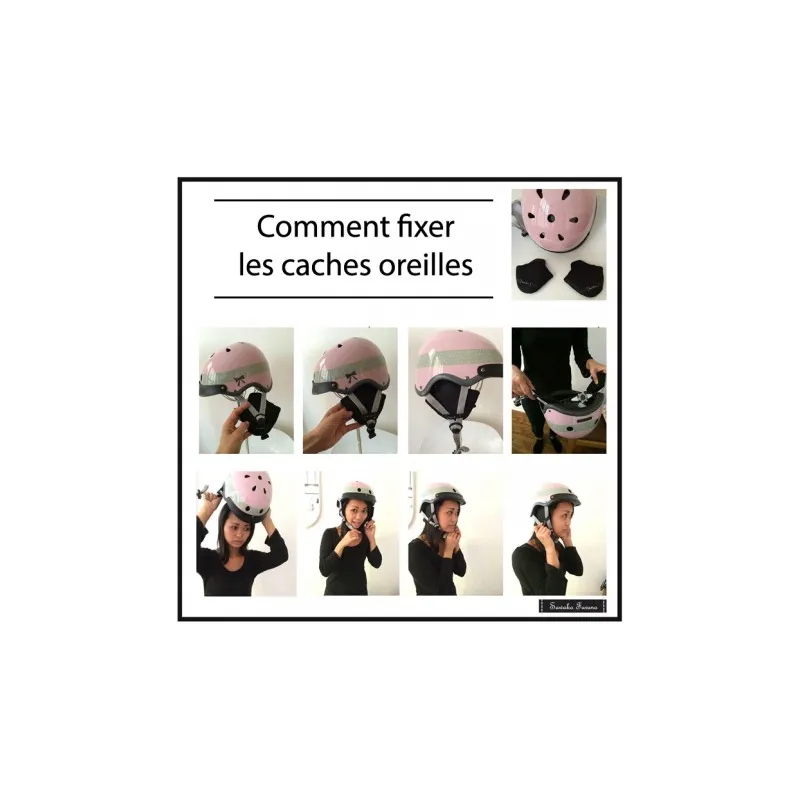 Cache oreilles français Suzon et Suzette ☆ TOUT casque vélo