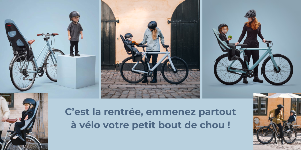 Siège bébé vélo - Siège enfant vélo - Transport enfant vélo - Thule